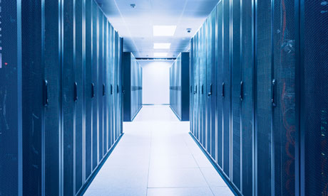 Server room at data center