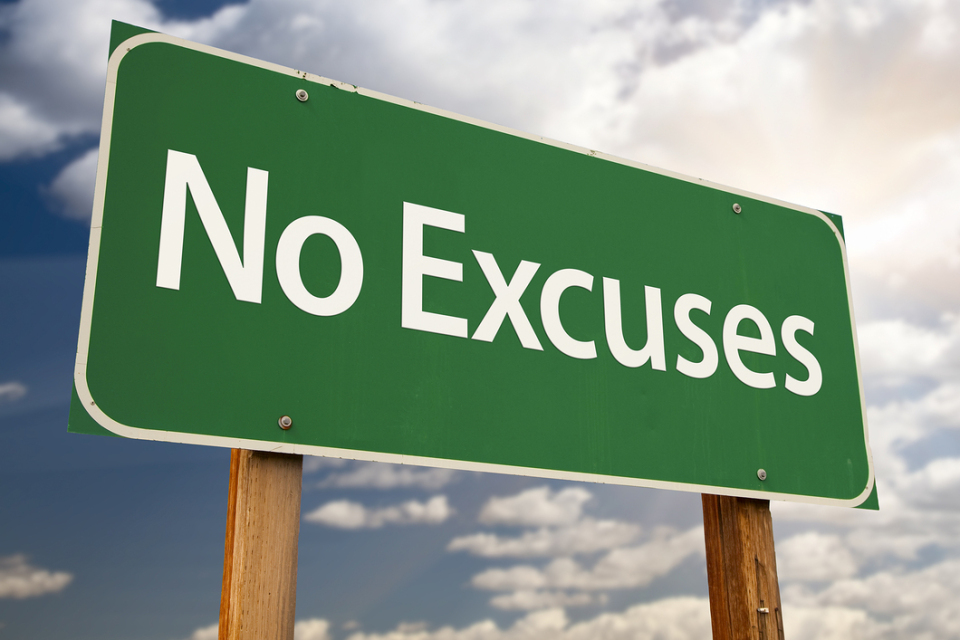 How To Stop Making Excuses?