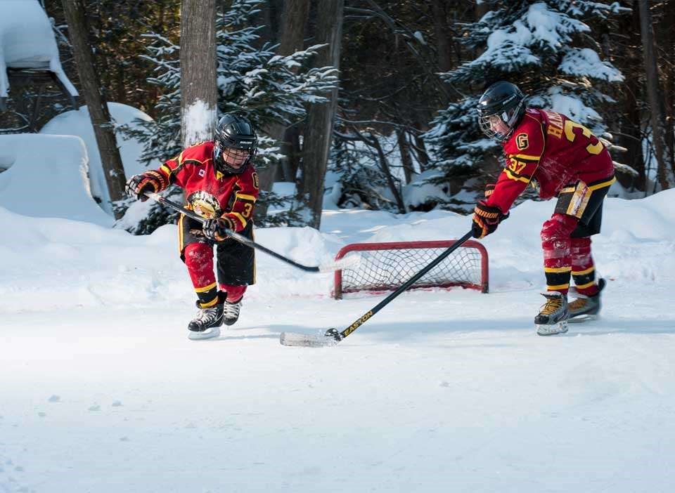 Practice Makes Perfect With Your Own Backyard Hockey Rink