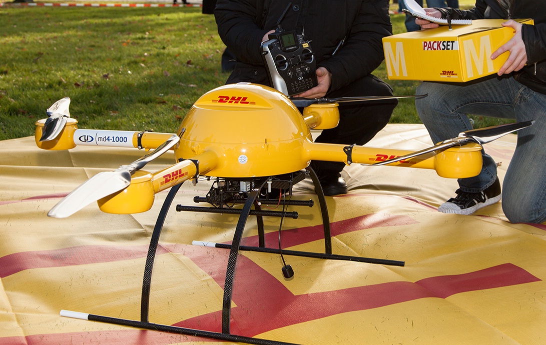 DHL Is The First International Courier To Offer A Commercial Drone Delivery Service