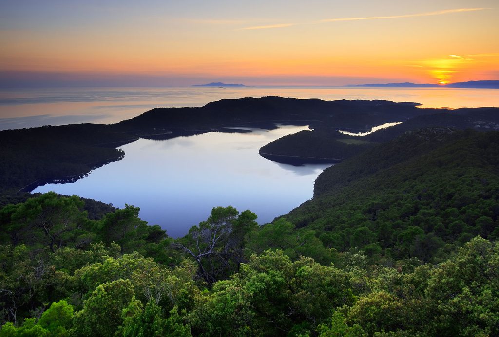 Mljet-salt-lakes