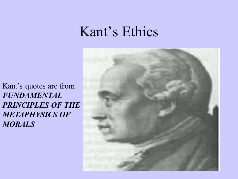Foundation Of The Metaphysics Of Morals by Immanuel Kant