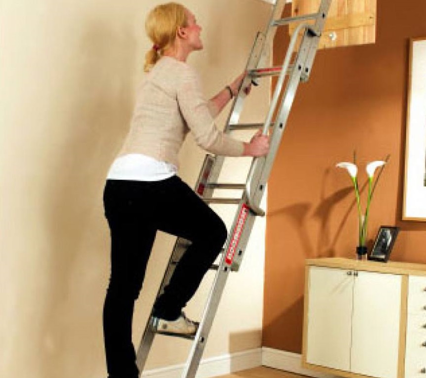 aluminum loft ladder