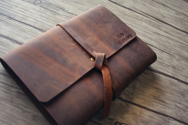 leather portfolio folder