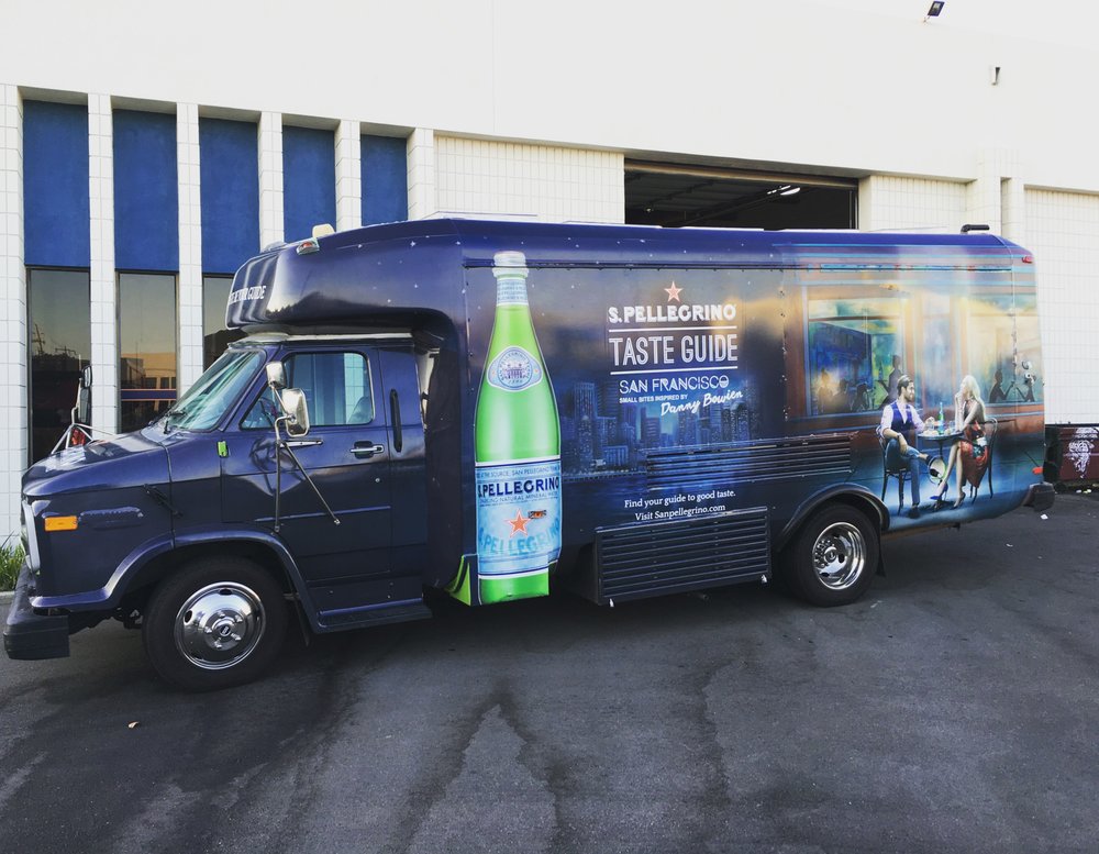 Vinyl truck wrap