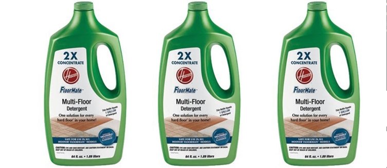 KEEPING HARD FLOORS CLEAN — HOOVER 2X FLOORMATE MULTI-FLOOR DETERGENT